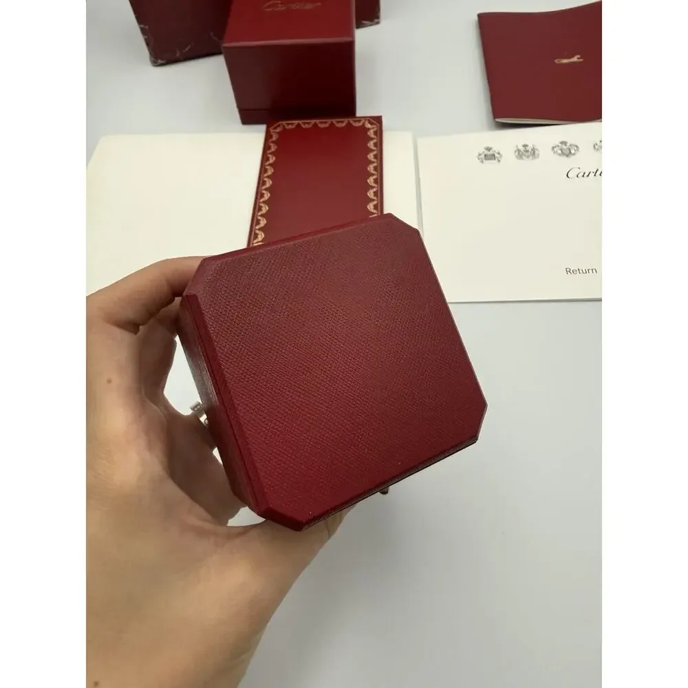 Authentic Cartier Jewelry Ring Box Set With Certificate Booklet & Papers 2016